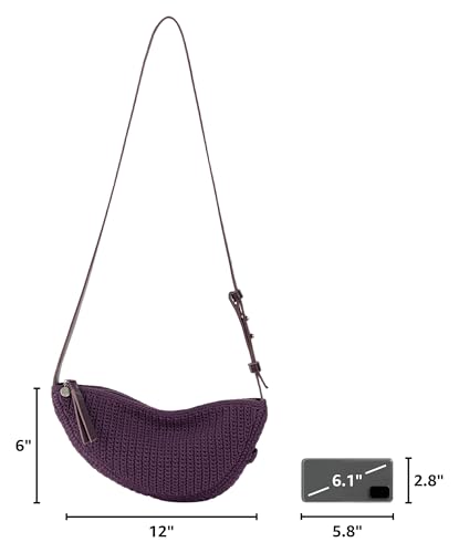 Image of The Sak Tess Sling Purse - Small Woman's Crossbody Bag For Everyday & Travel - Handbag With Zipper Closure & Adjustable Strap