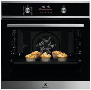 Electrolux EOD6P77X Horno Multifunción a vapor con Limpieza Pirolítica, 11 funciones, 45 programas automáticos, Cocción Uniforme multinivel, Sonda Térmica, Calentamiento Rápido, Display LED, Inox, A+