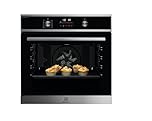 Electrolux EOD6P77X Horno Multifunción a vapor con Limpieza Pirolítica, 11 funciones, 45 programas automáticos, Cocción Uniforme multinivel, Sonda Térmica, Calentamiento Rápido, Display LED, Inox, A+