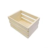 Panier de rangement multifonction : ce modèle de panier en bois est fabriqué en bois de pin et sert de solution de rangement pour les amateurs d'artisanat.