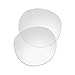 EZReplace Lenses Replacement for Prada VPR 55W 53mm Sunglasses (Non-Polarized Lenses) - Fits Prada VPR 55W 53mm Frame (Crystal Clear)