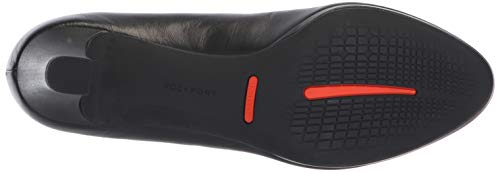 Rockport Womens Total Motion Leah Pump, Black Nappa, 8.5 Wide Us #TOP3