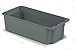 Stack and Nest Bin, 24-1/8 in. L, Gray