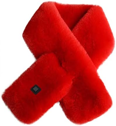 Heated Scarf, Electric Neck Heating Pad Rechargeable Winter Warm Windproof Scarf Pink Heat Therapy for Soreness Stiffness Relief