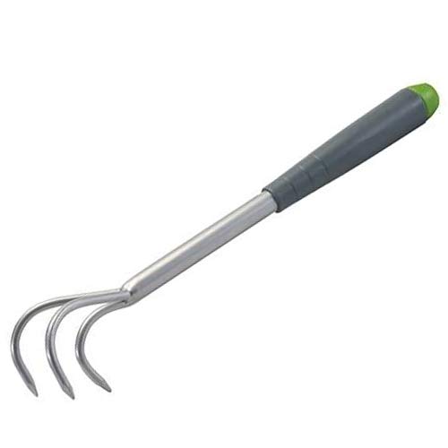 Hand 3 Prong Cultivator – Garden Allotment Landscape Tool – Plant/Potting Turn Dig/Digging – Collect, Soil, Tooth, Weed Border Cut Control