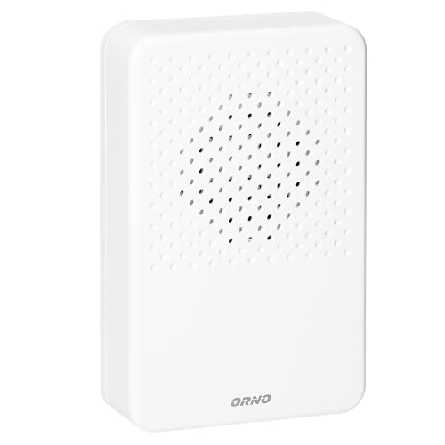 ORNO Lark Maxi AC Timbres para Casa con Cable Electrónico Monótono 230V (Blanco)
