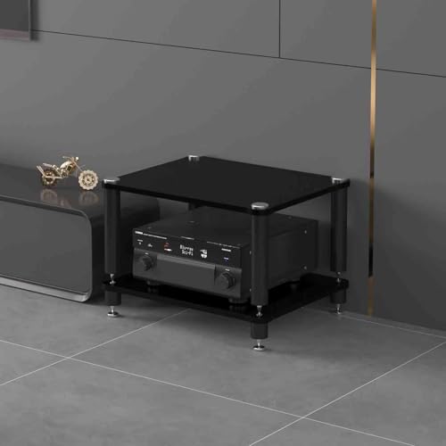Étagère audio avec gestion des câbles pour console de jeux