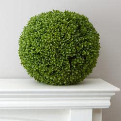 Factory Direct Large Artificial Boxwood Topiary Kissing Ball | Size: 14