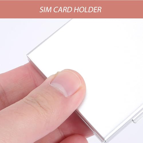 Caja para tarjetas SIM de aluminio Amosfun con 4 ranuras estándar 3