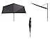 Produktbild Madison in mehr als 80 Verschiedene Positionen Verstellbarer Gartenschirm Sun Wave 270 x 150 cm anthrazit, perfekt auch für den Balkon, da höhenverstellbar mit UV-Schutz 50 Plus,