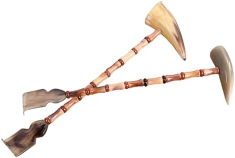 牛角竹节敲背锤 旅游工艺品牛角敲 Portable Handheld Neck, Shoulder, Back Massager image 3