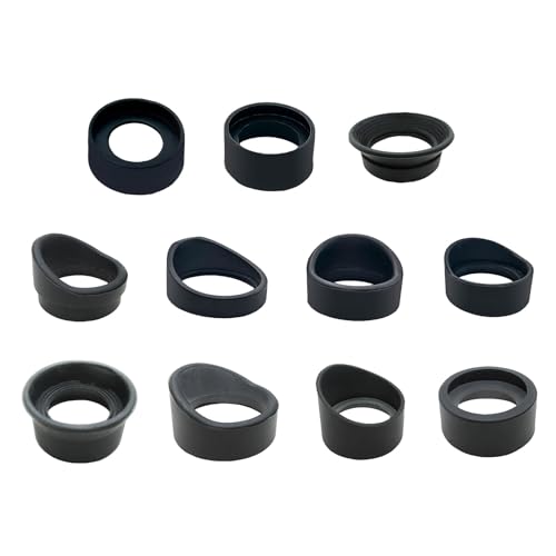 Image of Rubber Eyepiece Cover Eyeguards Eye Shield Protections Stereo Microscopes Monocular Binoculars