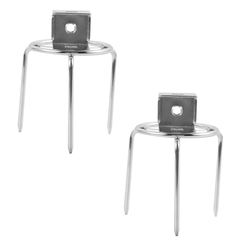 HANABASS 2pcs Stainless Steel Rotisserie Chicken Forks for BBQ Grilled Chicken Rack Rack