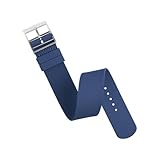 Bracelet en caoutchouc à extrémité plate à dégagement rapide compatible avec Omega Compatible avec les montres Cartier Blancpain Jaeger-LeCoultre Boucle pliante