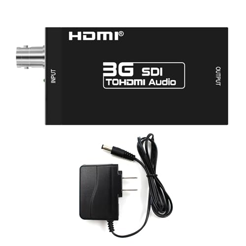 Convertidor 3G SDI a HDMI con sincronización de audio digital 5