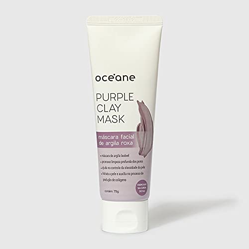 Máscara Facial Bisnaga de Argila Roxa - Purple Clay Mask 75g