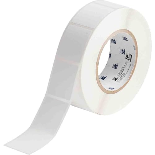 Étiquettes en polypropylène Brady THT-258-7425-2 blanches et ultra-résistantes à la déchirure