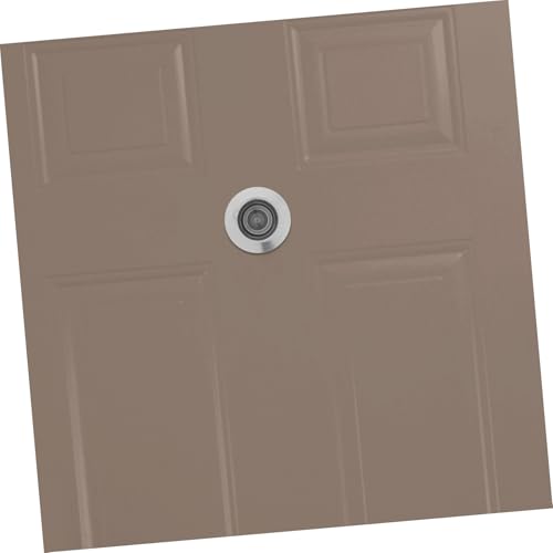 Mirilla de puerta de ángulo amplio KALLORY de latón macizo con cubierta giratoria de privacidad resistente para mayor seguridad compatible con puertas gruesas para uso en hogar y oficina miniatura 4