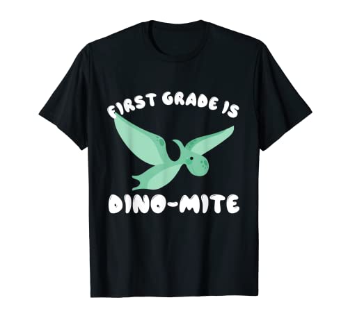 Camicia Dinosaur Back to School | Il primo grado è Dino Mite Maglietta