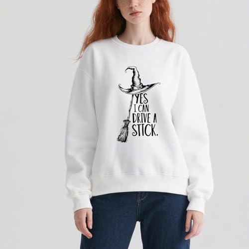 Yes I Can Drives A Stick Sweatshirt I Can Drives A Stick Halloween Sweatshirt2
