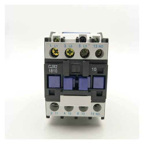 Contacteur moteur CJX2-1810 robuste triphasé 3P NO bobine 220V