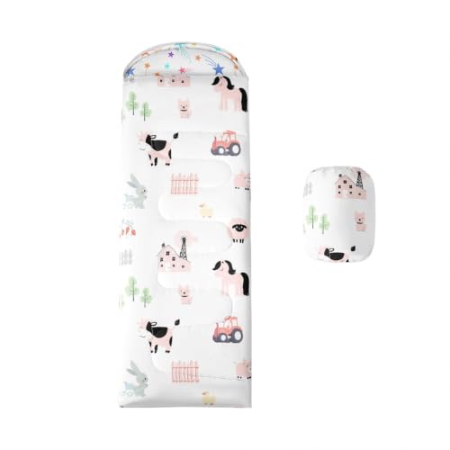 Bolsa de dormir Erosebridal Weasel para camping, bolsa con diseño kawaii de animales, poliéster, tamaño 90" x 31", capacidad individual miniatura 1