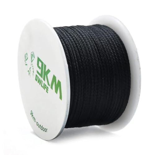 9KM DWLIFE Kevlar Cord High Tensile Strength Kevlar Thread 501500lb Flame-Resistant String for Fishing Kite Line Wind Chimes Camping & Outdoor Survival Rope