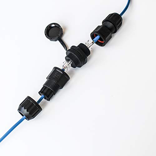 Conector impermeable RJ45 hembra para montaje en panel 6 unidades miniatura 6