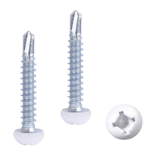 Image of Pan Head RV Screws White #8x1, 200 Pcs
