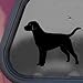 Black Lab Labrador Retriever Dog Black Decal Sticker Wall Black Decal Sticker