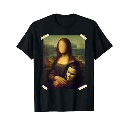 La Gioconda Mona Lisa T-Shirt - Berühmte Gemälde Geschenk