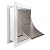 PetSafe Never Rust Wall Entry Pet Door - Telescoping Frame - Insulates Better Than Metal, Energy Efficient - Interior & Exterior Walls, Weatherproof, Easy to Install & Clean (White - Large)