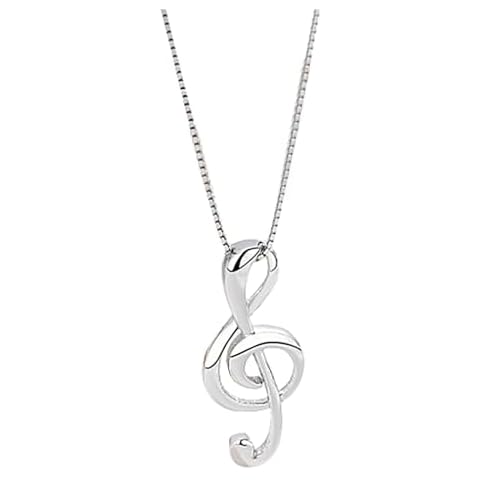 Collier Hmzidz en Argent 925 avec Pendentif Musical Cover