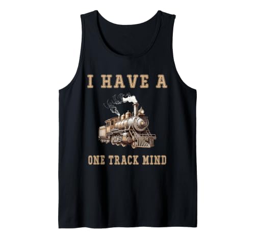 Tengo un ferrocarril de Motor de Tren Mental de una vía Camiseta sin Mangas