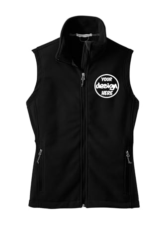 INK STITCH Women L219 Custom Embroidery Add Logo Texts Personalized Fleece Vests2
