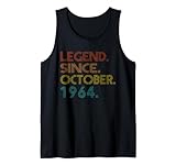 Photo Gallery legend since october 1964 men women 1964 birthday vintage canotta Photo Gallery legend since october 1964 men women 1964 birthday vintage canotta