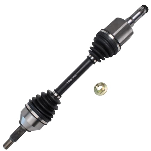 Image of Detroit Axle - FWD Front 2pc CV Axles for Ford Flex Taurus Lincoln MKS Mercury Sable [Naturally Aspirated], 2 CV Axle Shafts Assembly Replacement