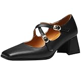 Élégance rétro : le design d'inspiration vintage avec bout carré ajoute une touche d'élégance à votre collection de chaussures et fait de ces escarpins un choix exceptionnel pour toute femme soucieuse de la mode.