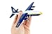 Postage Stamp Daron Series Collectible Blue Angels C-130 Fat Albert 1/200 Die-Cast Metal Aircraft Model with Display Stand for Ages 14+