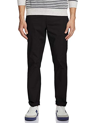 Image of United Colors of Benetton Men's Straight Fit Mid Rise Pants