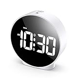 ORIA Digital Alarm Clock, (New Version) HD LED Display Digital Alarm Clock, Simple Table Clock, Elec