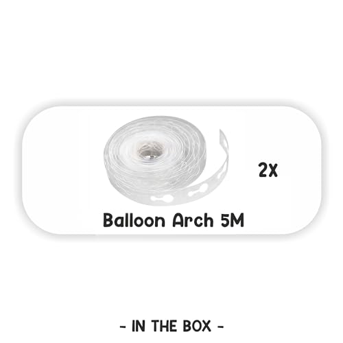 Image of Just Party Balloon Arch Strip Roll - 2-Pack: Easy DIY Balloon Decoration Kit