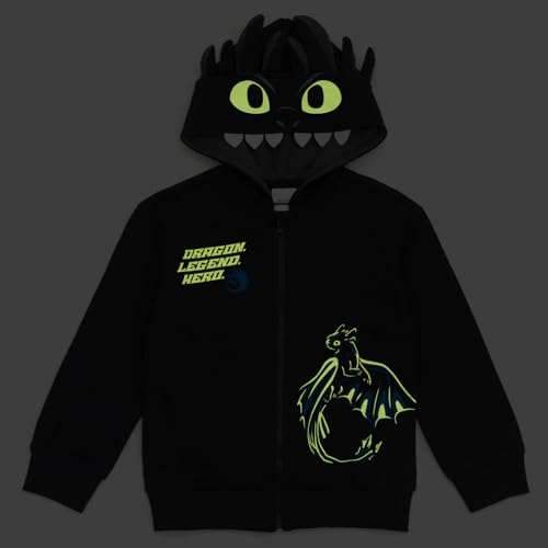 DreamWorks How to Train Your Dragon Fleece Cosplay Zip Up Hoodie Toddler to Big Kid Sizes (2T - 18-20) 5