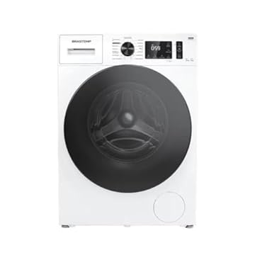 Lava e Seca Brastemp 10kg/6kg branca com Smart Sensor, Lavar com Vapor e Função Secagem - BNO10AB 110V