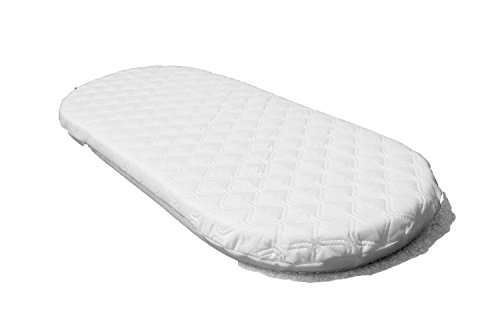 SUZY Microfibre Hypoallergenic Moses Basket Mattress 66x28 x 4cm Thick OVAL SHAPED Will Fit Mothercare Moses Baskets - Image 5