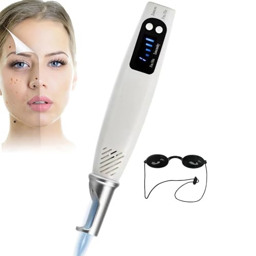 Personalice lo que necesite Piel Etiquetas Remover Pluma, Picosegundos Láser Pen Light Terapia Tatuaje Máquina de eliminación de tatuajes Azul/Rojo Luz Pigmento Tatuaje Cicatriz Mole eliminación de
