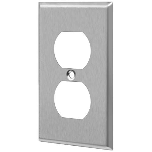 Enerlites 7721 Duplex Receptacle Metal Wall Plate thumb #8