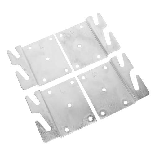Support de lit robuste en bois avec fixations métalliques lot de 4 - 2