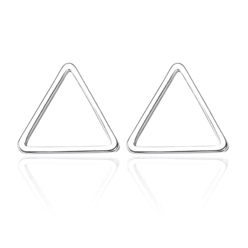 Boucles d'oreilles clous rondes en argent 925 sterling pour femme style minimaliste chic