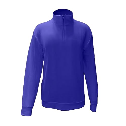 Men's Casual Quarter Zip Jumpers Winter Warm Long Sleeve Solid Color Sweaters Mock Neck Zipper Sweaters2